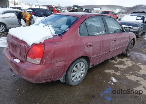 2005 Hyundai Elantra Gls/Gt from USA, damaged, VIN KMHDN46D05U927466